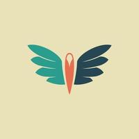vogel concept logo. modern en minimalistische logo. fit voor bedrijf, merk, identiteit, koopwaar, bedrijf. vector eps 10.