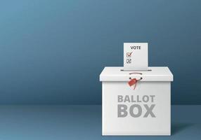 verkiezingen stemming doos samenstelling vector