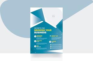 modern brochure folder ontwerp Hoes modern lay-out sjabloon vector