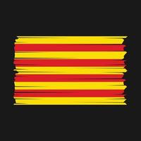 vlag van catalonië vector