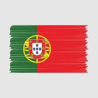 Portugal vlag borstel vector