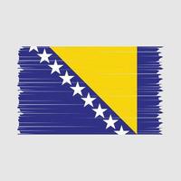 Bosnië vlag borstel vector