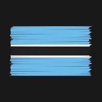 botswana vlag borstel vector