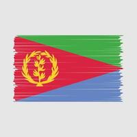 eritrea vlag borstel vector