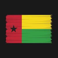 Guinea Bissau vlag borstel vector