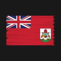 bermuda vlag borstel vector