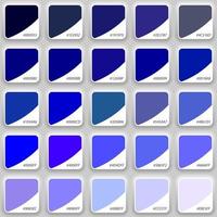 tinten van blauw swatch kleur palet. sjabloon voor uw ontwerp vector