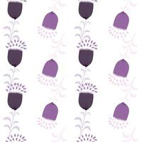 naadloos voorjaar patroon met stileren bloemen. elegant botanisch achtergrond. abstract bloemen behang. vector