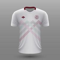 realistisch voetbal overhemd , Zwitserland weg Jersey sjabloon voor Amerikaans voetbal uitrusting. vector
