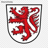 embleem van stad van Duitsland vector