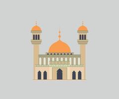 ramadan kareem moskee gouden vectorafbeelding vector
