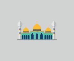 ramadan kareem kleurrijke moskee vectorafbeelding vector