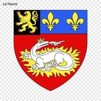 embleem van le havre vector