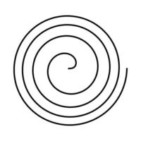 fermat's spiraal of parabolisch spiraal is een vlak kromme genaamd na sjabloon voor uw ontwerp vector