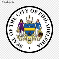 embleem van Philadelphia vector