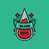 bloed drive badge vector
