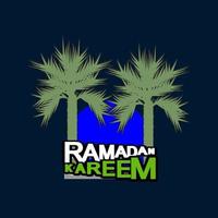 Ramadan kareem sjabloon vector