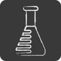 icoon laboratorium getest. verwant naar cbd olie symbool. gemakkelijk ontwerp bewerkbaar. gemakkelijk illustratie vector