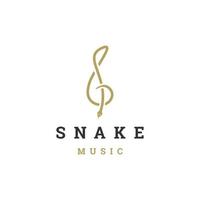 slang muziek- Notitie logo icoon ontwerp sjabloon vlak vector