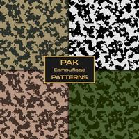 pak naadloos structuur vermomming camouflage voor leger en jagers patroon. vector