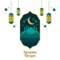 Ramadan kareeem vector