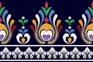 lapwerk bloemen patroon met paisley en Indisch bloem motieven. damast stijl patroon voor textil en decoratie vector