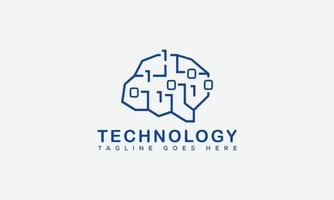 technologie logo ontwerp sjabloon vector grafisch branding element