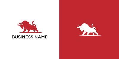 stier, buffel, modern logo, klem kunst vector