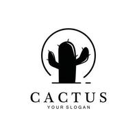 cactus creatief logo sjabloon. vector illustratie icoon.