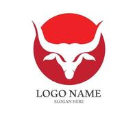 stier toeter logo met sjabloon vector stijl.