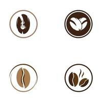 koffieboon pictogram vector