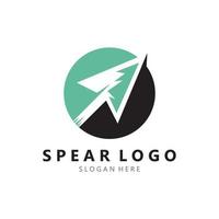 speer logo ontwerp met sjabloon vector illustratie