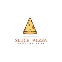 logo sjabloon voor voedsel of pizza restaurant. vector