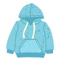 vector kleurrijk illustratie van schattig hoody geïsoleerd Aan wit achtergrond