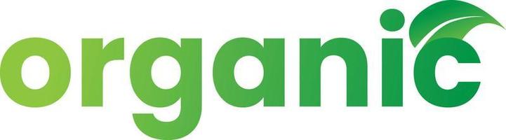 eco tekst logo met groen blad, eco vriendelijk teken vector