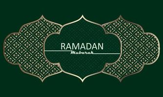 elegant Welkom Ramadan mubarak vector