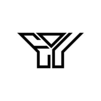 eou brief logo creatief ontwerp met vector grafisch, eou gemakkelijk en modern logo.