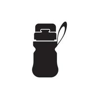 drinken fles pictogram, illustratie ontwerp sjabloon. vector