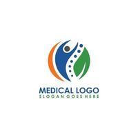 gezondheidszorg en medisch logo sjabloon icoon vector