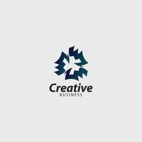 abstract meetkundig modern bedrijf bedrijf logo branding vector