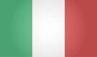 vlag van Italië. wit achtergrond. vector illustratie. eps 10