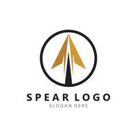 speer logo ontwerp met sjabloon vector illustratie