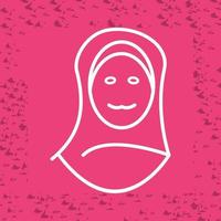 Islamitisch vrouw vector icoon