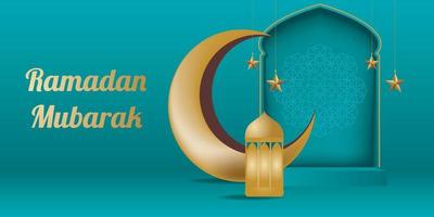 Ramadan en eid al fitr achtergrond vector