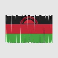 vlag van malawi vector