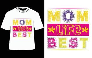 mam leven het beste, moeder dag t overhemd ontwerp, mam t-shirts, moeder dag typografie t- overhemd ontwerp vector