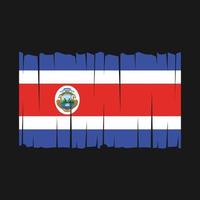 vlag van costa rica vector