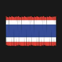 Thailand vlag vector illustratie