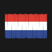 Nederland vlag vector illustratie