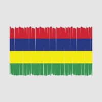 Mauritius vlag vector illustratie